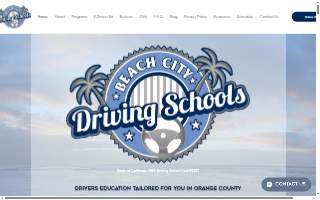 Beach City Driving Schools website
