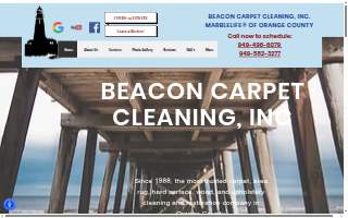 Beacon Carpet Cleaning, Inc. of Laguna Beach website