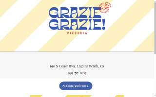 Grazie Grazie Pizzeria website