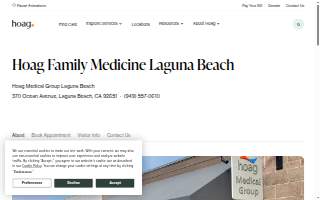 Hoag Medical Group - Laguna Beach website