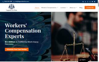Laguna Law Firm website