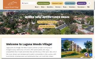Laguna Woods Village Community Center website