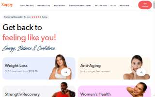 Zappy Health website