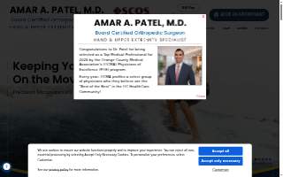 Amar A. Patel, MD website
