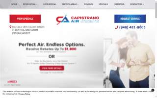 Capistrano Air website