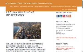 Coastal Inspection Services website