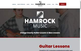 Hamrock Music website