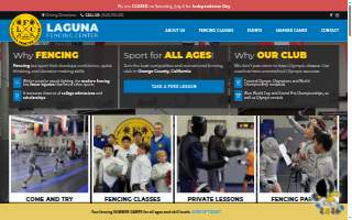 Laguna Fencing Center of Laguna Hills website