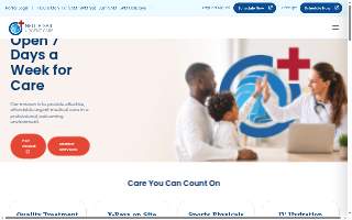 Nellie Gail Urgent Care website