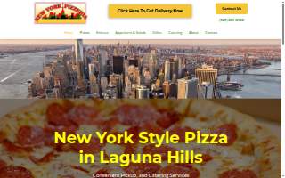 New York Pizzeria website
