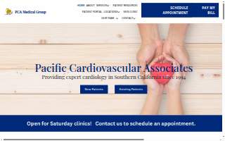 PCA Cardiology website