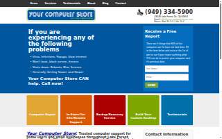 Your Computer Store website