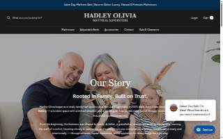 Hadley Olivia Mattress Superstore website
