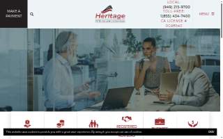 Heritage Financial Services website