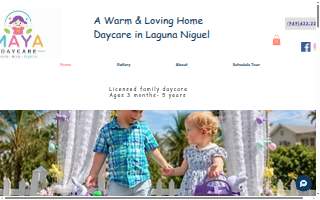 Maya DayCare in Laguna Niguel website