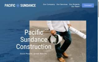 Pacific Sundance Construction, Inc website
