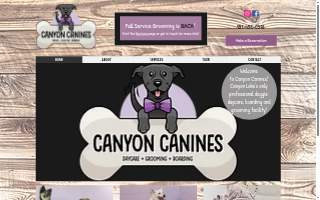 Canyon Canines website
