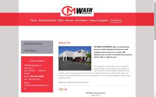 CM Wash Equipment website