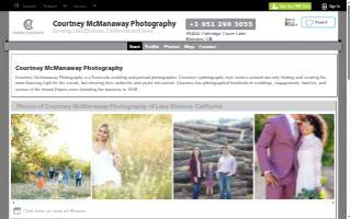 Courtney McManaway Photography website