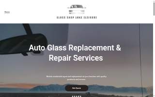 Glass Shop Lake Elsinore website