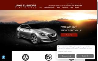 Lake Elsinore Tire & Auto Center website