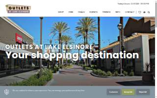 Outlets at Lake Elsinore website