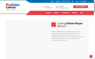 ProColor Collision Lake Elsinore website