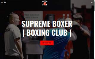 Supreme Boxer Boxing Club website
