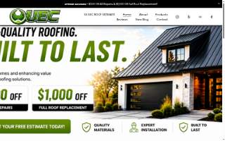UEC Roofing website