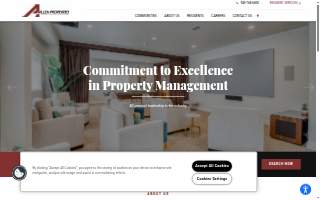 Allen Properties website