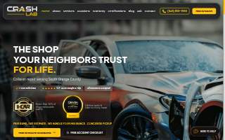 Crash Lab website