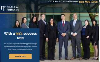 Neale & Fhima: Accident, Injury, & Lemon Law Lawyers website