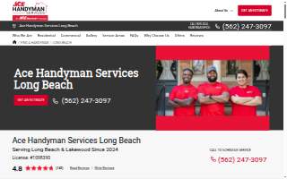 Handyman Services of long Beach website