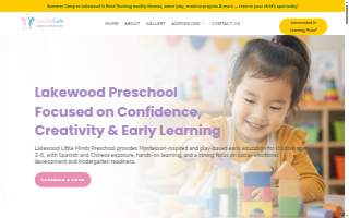 Lakewood Little Minds Preschool website