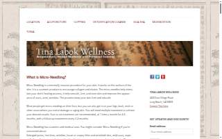 Tina Labok Wellness website