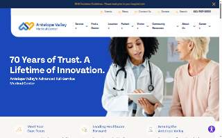 Antelope Valley Medical Center OB Clinic website