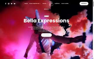 Bella Expressions Photo Booth website