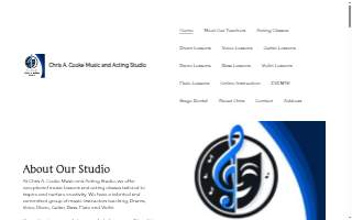 Chris A. Cooke Music and Acting Studio website