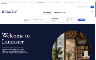 Coldwell Banker Commercial Valley Realty website