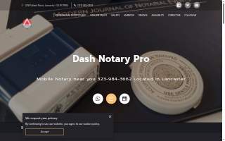 Dash Notary Pro website