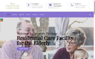 Treasure Heritage - Residential Care for the Elderly website