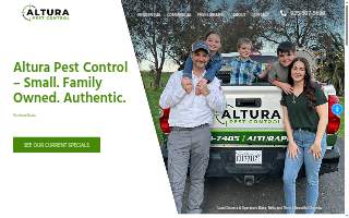 Altura Pest Control website