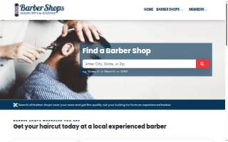 Barber shop of Lathrop website