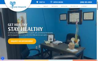 Gill Family Chiropractic website