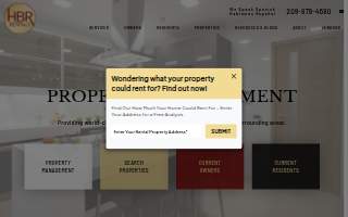 HBR Rentals of Lathrop website