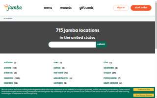 Jamba of Lathrop website