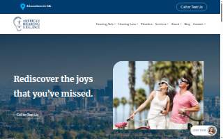 American Hearing & Balance of Lawndale website
