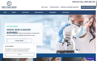 Coast Dermatology Medical Associates of Lawndale website