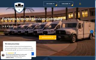 Fortress Armored Services Company website