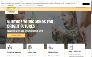 Little Learners Lemons Daycare website